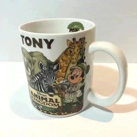 Disney Animal Kingdom Name  Mug TONY - Picture 2 of 5